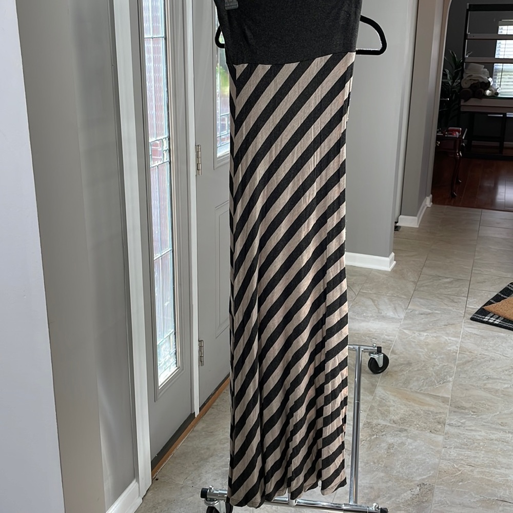Stretchy Striped Skirt